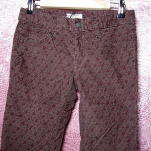 Free People skinny jeans, Corduroy pants, Brown pants